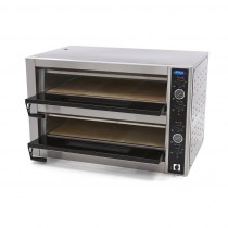 DELUXE PIZZA OVEN 6 + 6 X 30 CM DOUBLE 400V 